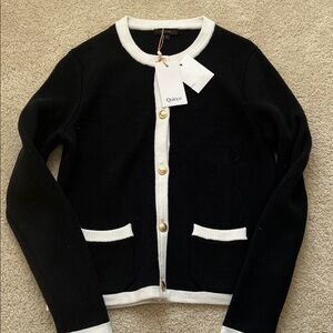 NWT Quince Cotton Sweater Jacket